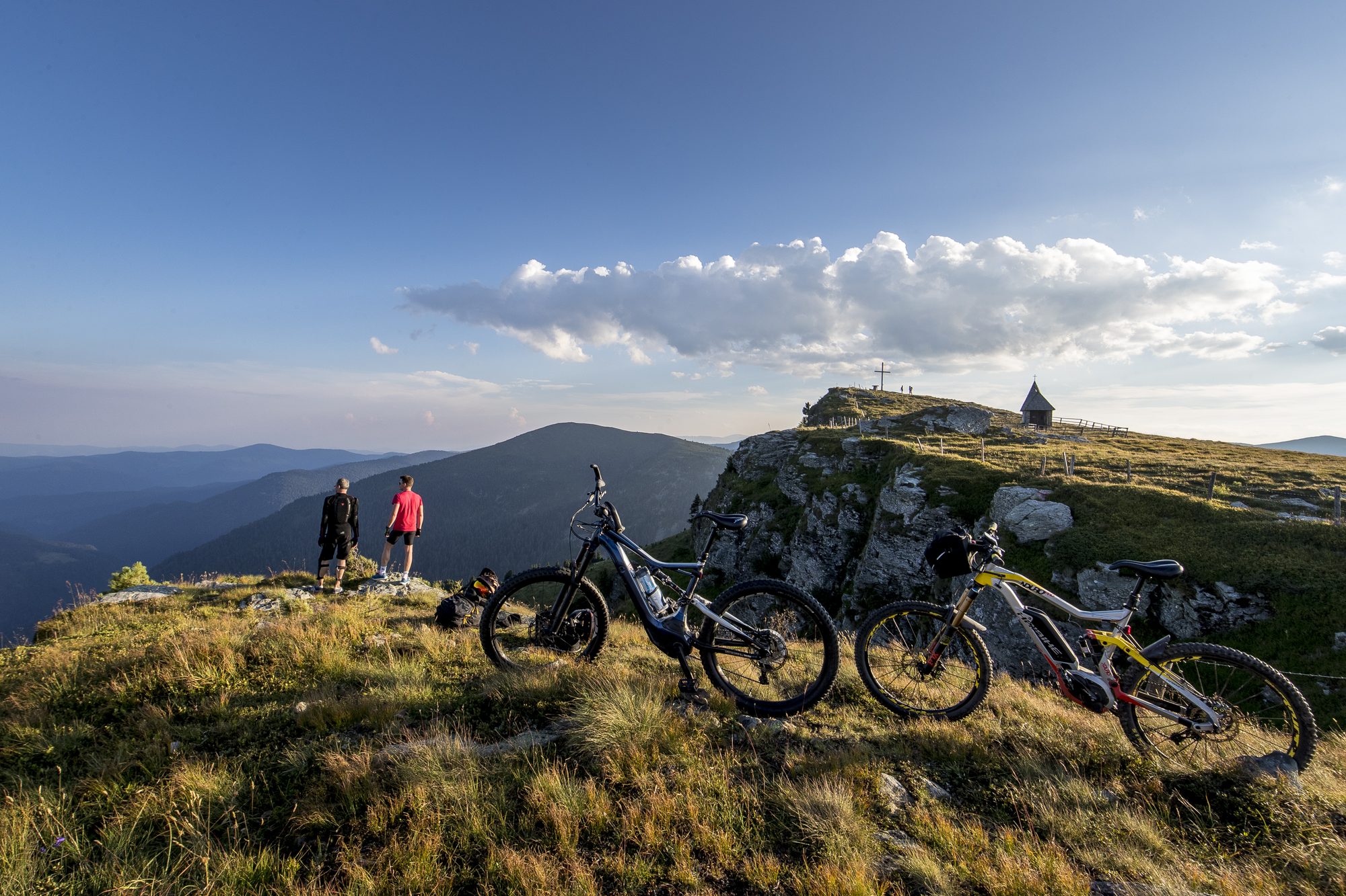 Cycling and hiking near Murau, Austria